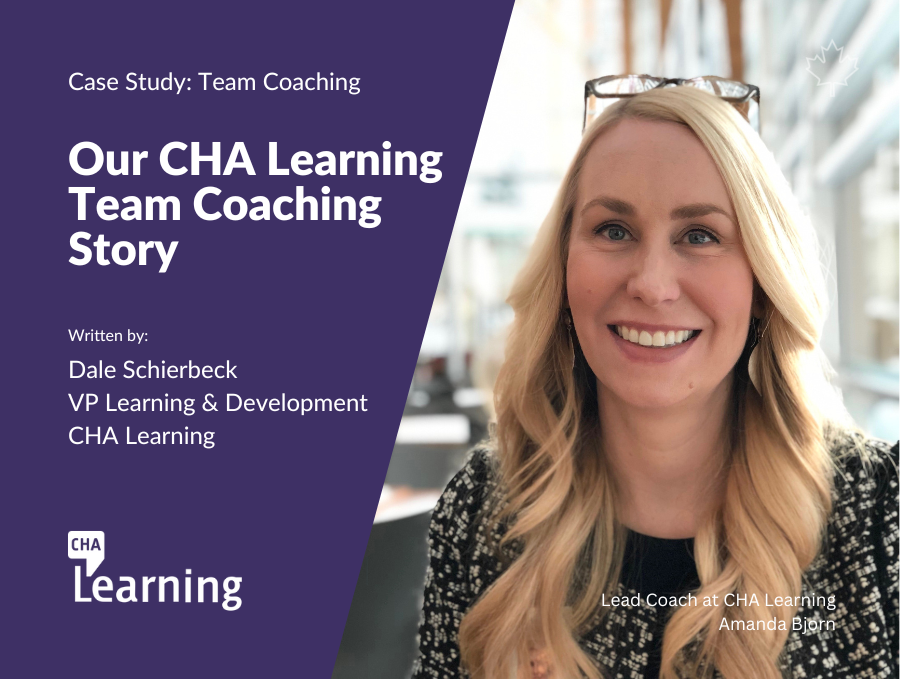 Our CHA Learning Team Coaching Story